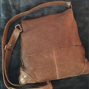Leather crossbody bag